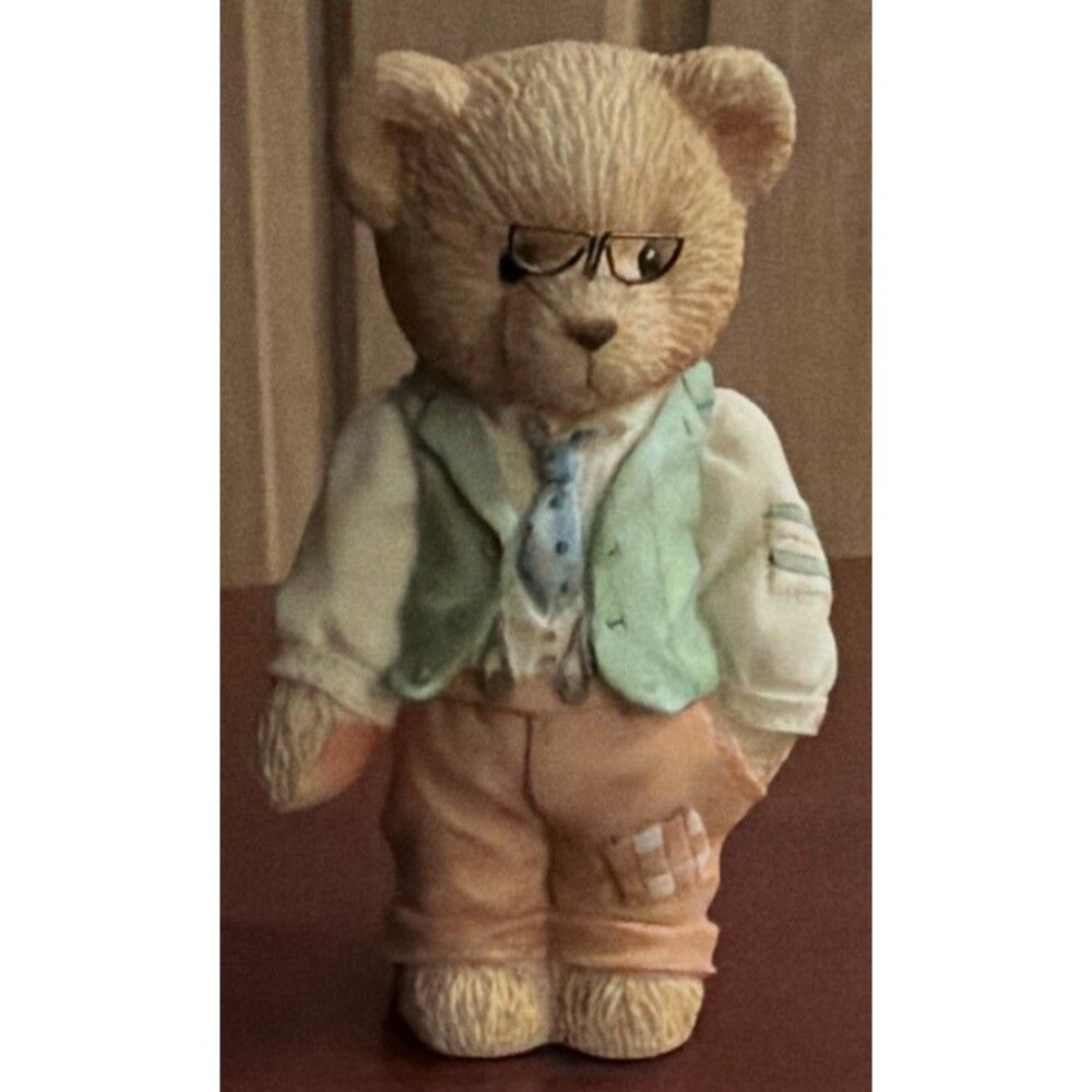 Cherished Teddies Grandpa Is Gods Special Gift Bear Figurine Hillman Enesco 1997